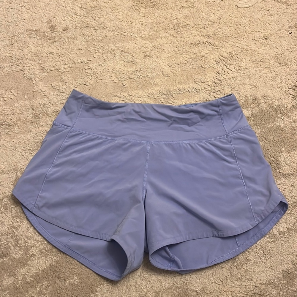 lululemon blue size 4 4 inch speed up